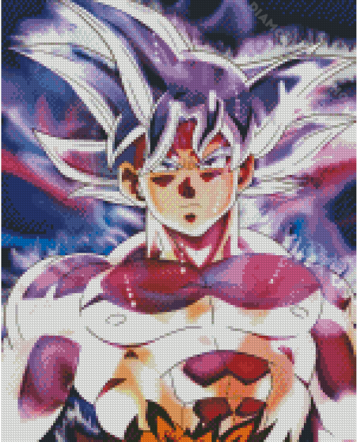 Ultra Instinct Goku Diamond Painting