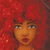 Afro Girl Diamond Painting