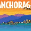 Anchorage USA Poster Diamond Painting