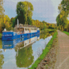 Canal Barge Diamond Painting