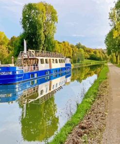 Canal Barge Diamond Painting