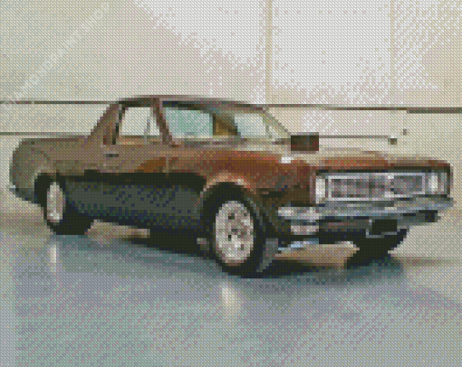 Brown HT Holden Car Diamond Painting