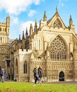 Cathedral In Exeter UK Diamond Painting