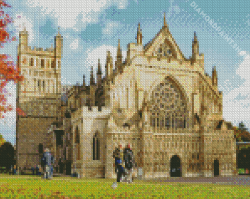 Cathedral In Exeter UK Diamond Painting