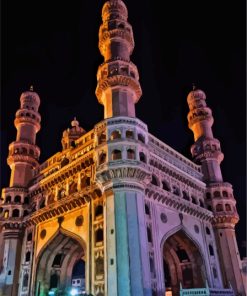 Charminar Monument In Hyderabad Diamond Painting