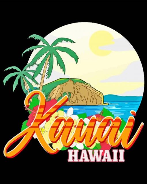 Hawaii Kauai Poster Diamond Painting