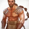 Illustration Khal Drogo Diamond Painting