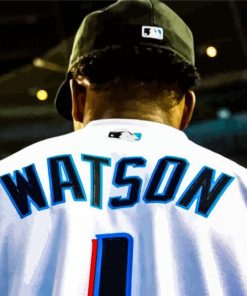 Baseballer Kahlil Watson Back By Diamond Painting