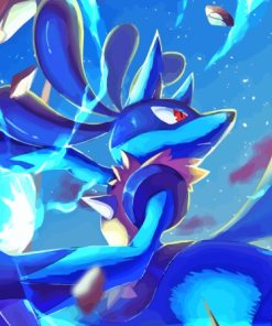 Lucario Pokemon Diamond Painting