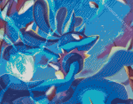 Lucario Pokemon Diamond Painting