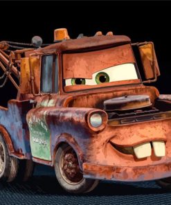 Mater Cars Brown Rusty Truck By Diamond Painting