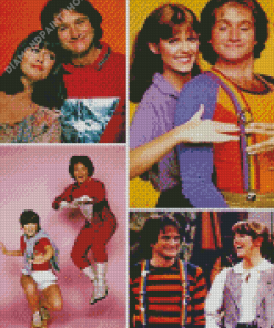 Mork And Mindy Characters Diamond Painting