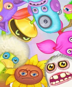 My Singing Monsters Video Game Diamond Painting