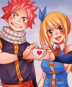 Natsu And Lucy Diamond Painting