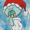 Santa Claus Squidward Diamond Painting