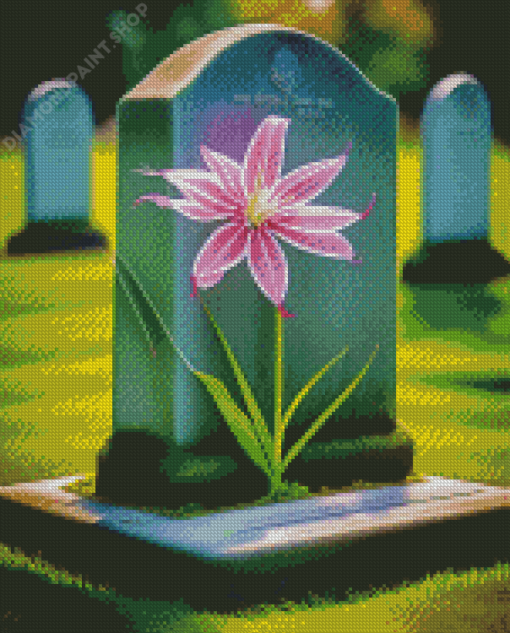 Spider Lilies On A Grave diamond painting