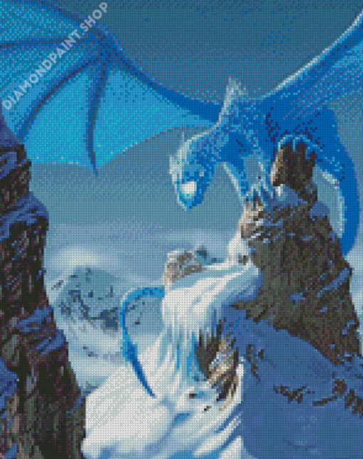 The Ice Dragon Diamond Painting