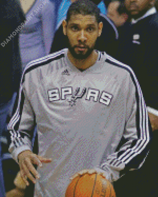 Tim Duncan Diamond Painting