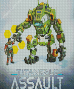 Titanfall Assault Poster Diamond Painting