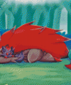 Zorua And Zoroark Sleeping Diamond Painting