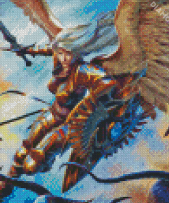 Aesthetic Angel Of War Diamond Painting