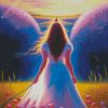 Aesthetic Sister In Heaven Diamond Painting