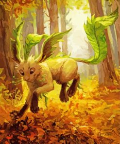 Autumn Leafeon Diamond Painting