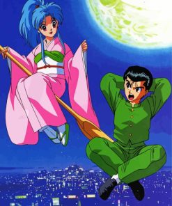 Botan And Yusuke Urameshi Diamond Painting