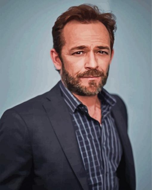 Classy Luke Perry Diamond Painting