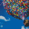 Disney Pixar Up Balloon House Flying With Diamond Painting