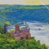 Rhine Valley River In Germany Diamond Painting