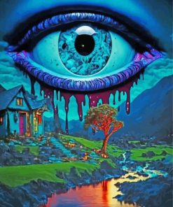 Sad Eye Diamond Painting