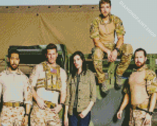 Seal Team Characters Diamond Painting