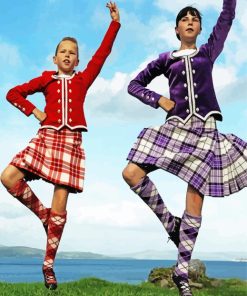 Highland Dancers Diamond Painting