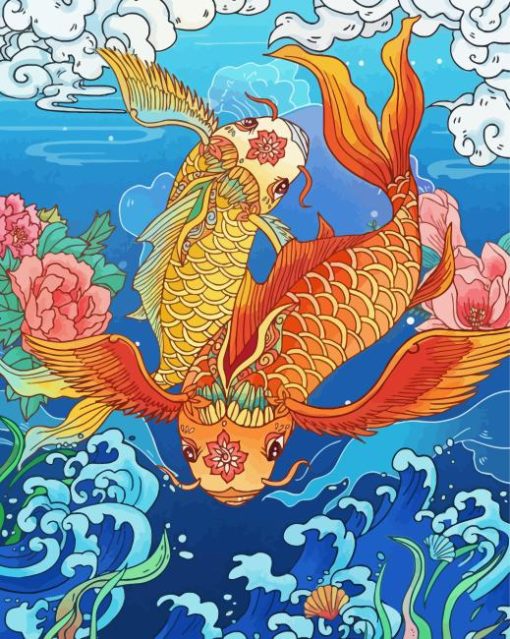 Koi Fish Diamond Painting