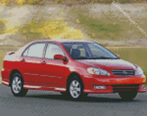 Toyota Corolla Diamond Painting