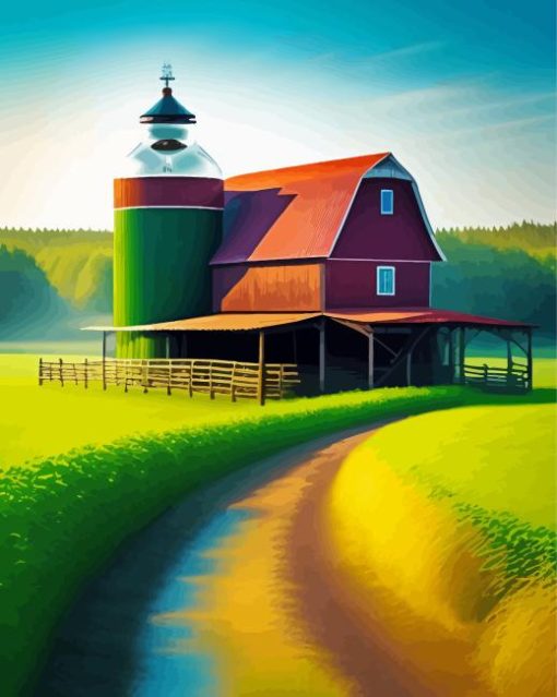 Barn Farm Diamond Painting