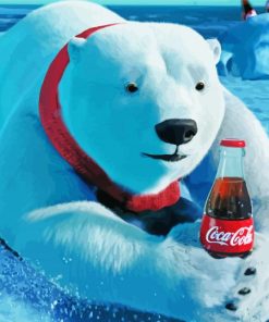 Cola Bear Diamond Painting