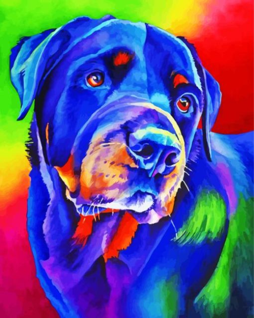 Cute Rottweiler Diamond Painting