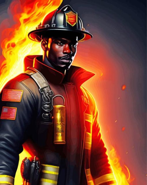 Firefighter Diamond Painting