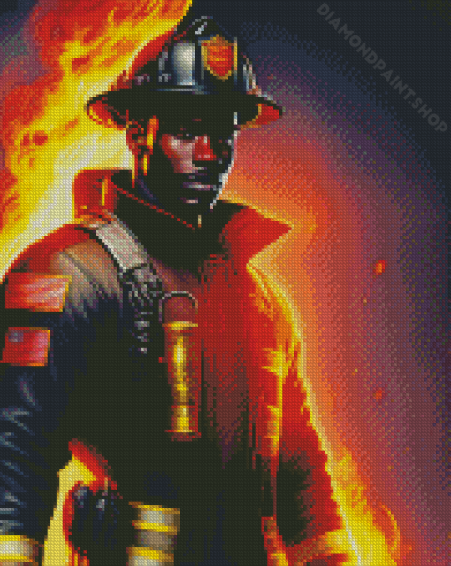 Firefighter Diamond Painting