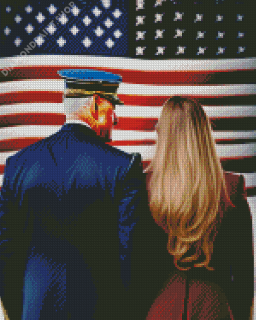 Patriotic Couple Diamond Painting