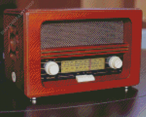 Vintage Radio Diamond Painting