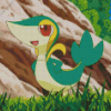 Cute Snivy Diamond Painting