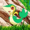 Cute Snivy Diamond Painting