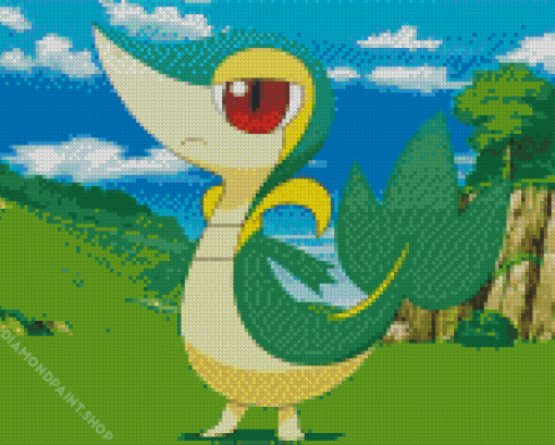 Snivy Pokemon Diamond Painting