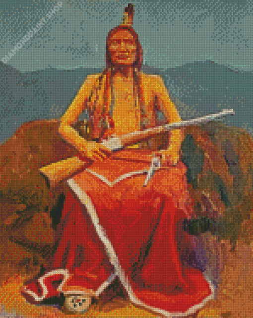 Indian Chief Art Diamond Painting