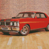 Red Ford Falcon GTHO Diamond Painting