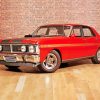 Red Ford Falcon GTHO Diamond Painting