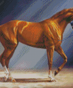 Brown Secretariat Diamond Painting